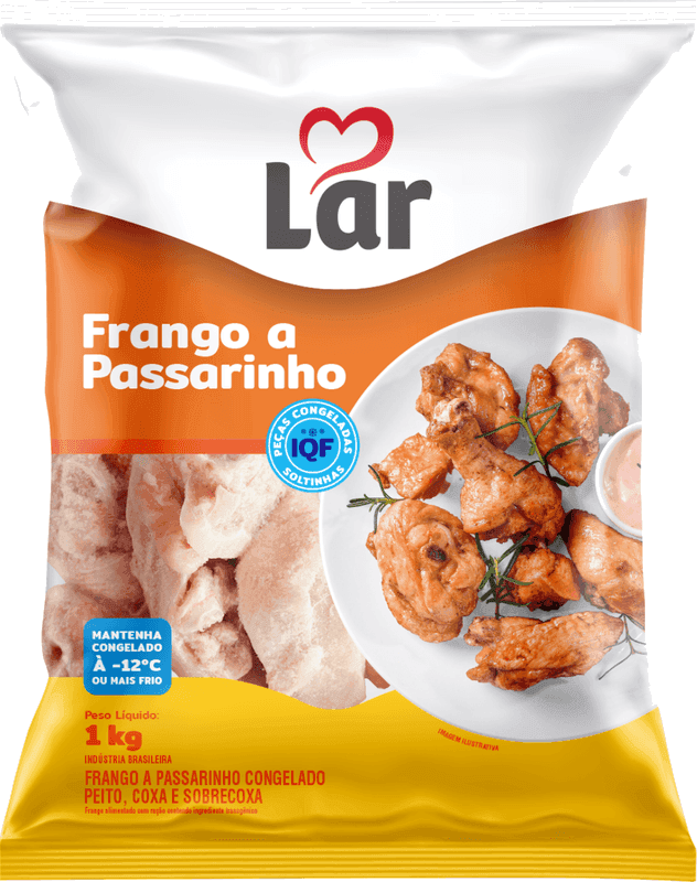 FRANGO A PASSARINHO LAR- 1KG.